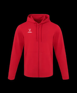 Флисовое худи на молнии JOGEL ESSENTIAL Cotton Fleece FZ Hoodie, красный, детский  фото 2