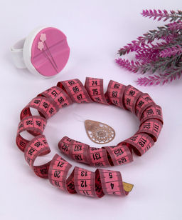 Micron CES-200B Сантиметр поливинилхлорид 200 см х 2 см 1 шт в блистере розовый/черный