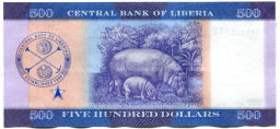 500 долларов 2022 года Либерия