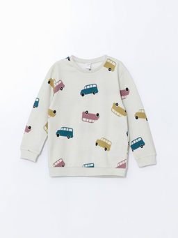 Bisiklet Yaka Erkek ?ocuk Sweatshirt