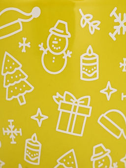 Кружка чайная новогодняя Новый год, жёлтая, 370 мл