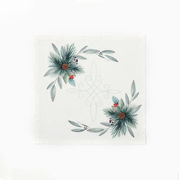 Салфетки сервировочные на стол «Этель» New Years treat, 40×40 см - 4 шт., белые