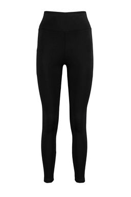Siyah Yuksek Bel Basic Beli Lastikli Interlok Orme Tayt TWOAW20TA0047 - Trendyolmilla фото 7