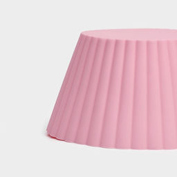 Цена за 2 шт. Форма для выпечки кекса Доляна «Круг. Риб», силикон, 11×6 см, розовая