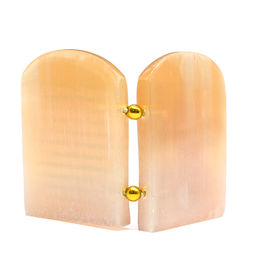 Икона из селенита с молитвой "Господь Вседержитель и Б.М.Державная" 85*30*65мм Радуга камня