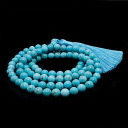 Четки из камня 108 бусин Бирюза Камень радости счастья и исполнения желаний - Сандаловый дом фото 2