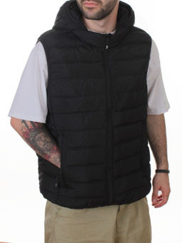 M4001L BLACK Жилет утепленный мужской (130 гр. холлофайбер)