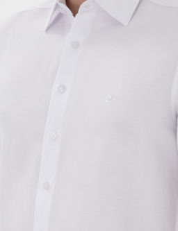 Beyaz Slim Fit Arm_rl_ Uzun Kollu G_mlek
