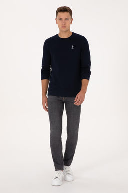 Erkek Lacivert Sweatshirt