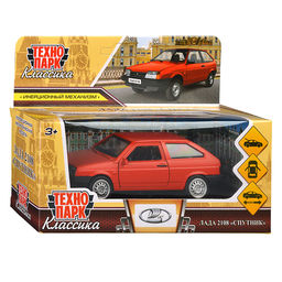 Машина металл LADA-2108 "Сgenybr" матовый 12 см, (дв, баг, красный) в коробке