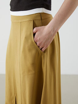 Beli Fermuarl? Keten Kar???ml? Etek