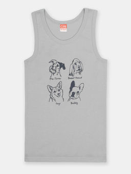 CRB wear/CWKB 20077-23 Майка для мальчика,серый/Ex.Cherubino