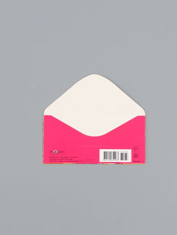 Цена за 5 шт. Конверт для денег «Орнамент», розовый, 16,5 х 8 см