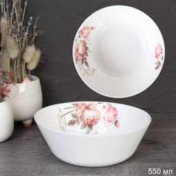 Набор суповых тарелок 6 штук 550 мл 155 мм Евро/ FLMLW60 (20032) /уп 8/ Чайная роза