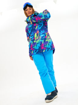 Женская горнолыжная сноубордическая куртка Alpha Endless Ultra Chaleur SNB 423/316_8 Разноцветный  фото 34