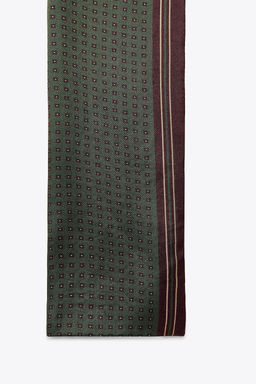 PRINTED SATIN SCARF - Zara фото 4