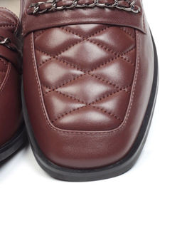 03-2102C-5C BROWN Лоферы женские (натуральная кожа)