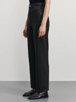 Джинсы baggy с резинкой в поясе / Zarina фото 3