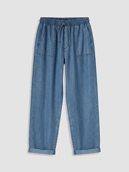 Beli Lastikli Carrot Fit Kad?n Jean Pantolon