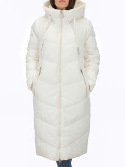 126 WHITE Пальто зимнее женское (200 гр. холлофайбер) - Fashion фото 2