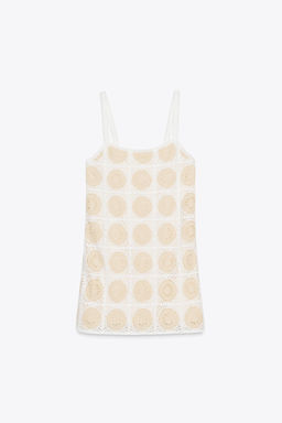 CROCHET SHORT DRESS - Zara фото 8