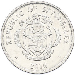 Монета 25 центов 2016 года Сейшелы
