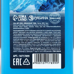 Гель для душа Мощь стихии, 250 мл, аромат свежести, Чистое счастье фото 4