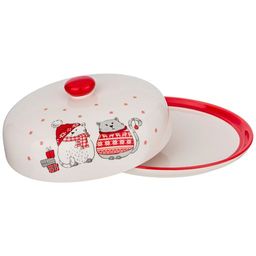 БЛЮДО ДЛЯ БЛИНОВ КОЛЛЕКЦИЯ CHRISTMAS GIFT 23*10 СМ - Lefard фото 3