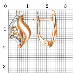 СЕРЬГИ 33815497Д - Красная пресня фото 2