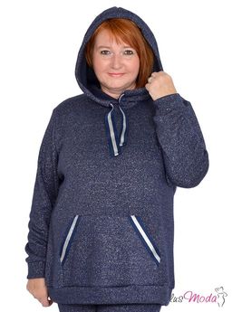 Толстовка Модель №1023 размеры 44-84 - Plusmoda фото 5