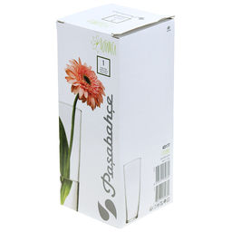 Ваза стеклянная для цветов Ботаника (Botanica) д7-10см, h26см, цветная коробка, Pasabahce (Турция) - Домашняя мода фото 2