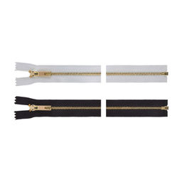 Молния Металл декоративная Gamma Premium SDV-3 80 см с брелком под золото золото однозамковая Тип 3 1 шт разъёмная