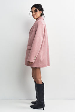 Пальто-жакет Розовый - Erist store фото 5