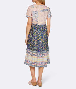 Платье, голубо-розовое - Linea tesini фото 4