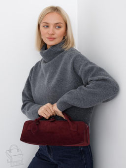 Сумка женская кожаная 999015-1NN wine red Natale Navetta в Новосибирске