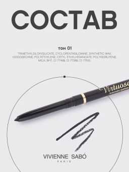 Vivienne Sabo Карандаш для глаз автоматический Virtuose automatique тон 01 черный