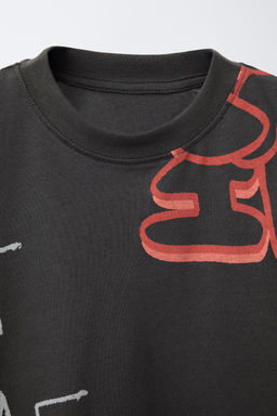 GRAFFITI PRINT T-SHIRT - Zara фото 3