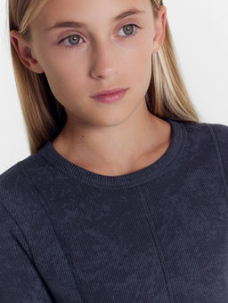 Платье для девочек серое с дизайнерским принтом - Mark formelle фото 5