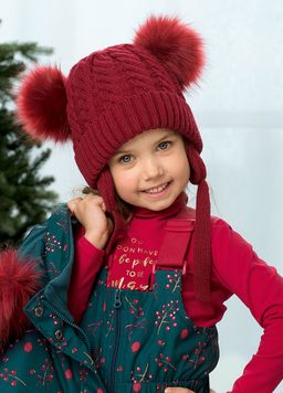 Уценка Pelican GKQ3078/1 шапка для девочек  фото 2