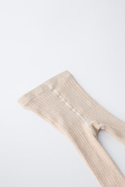PLAIN RIBBED TIGHTS - Zara фото 3