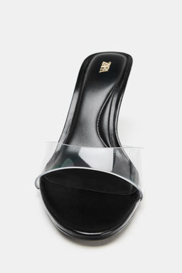 SANDALIA TAC?N VINILO / Transparente - Zara фото 5