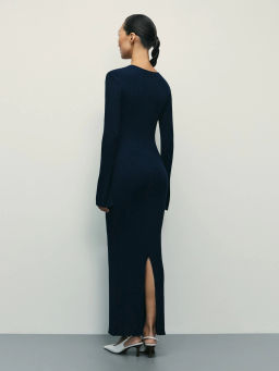 Платье миди с вискозой в составе / Zarina  фото 4