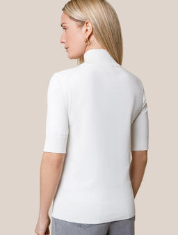 Джемпер тонкой вязки из хлопка с нейлоном - Vilatte фото 4