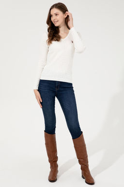 Kad_n Ekru Basic Kazak