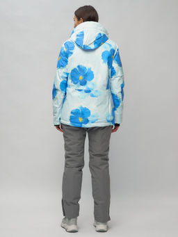 Горнолыжный костюм женский голубого цвета 020231Gl