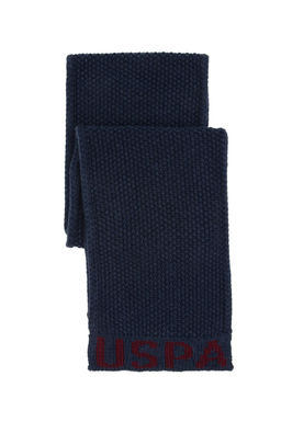 Темно-синий шарф для мальчика Неожиданная скидка в корзине