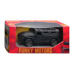 Чёрная инерционная машинка вид D die-cast , 1:32