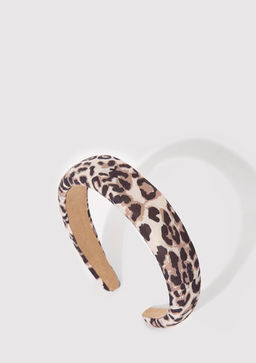 Leopar Desenli Tac - Mavi фото 3