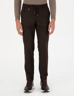 Kahverengi Ex. Slim Fit Kuma_ Pantolon