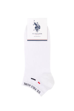 Мужские белые носки-пинетки Неожиданная скидка в корзине - U.s. polo assn фото 4